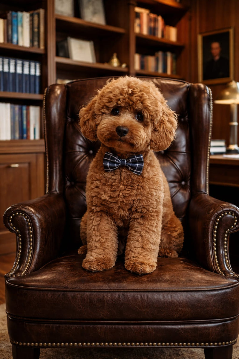 Popcorn the poodle, Chief Eating Officer of Treat for Tails